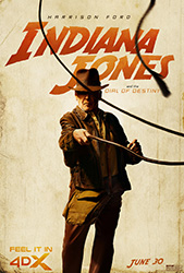Indiana Jones and the Dial of Destinyn 4DX-juliste
