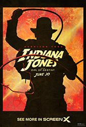 Indiana Jones and the Dial of Destinyn ScreenX-juliste