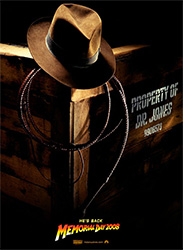 Indiana Jones ja Kristallikallon valtakunnan Comic-Con -teaser-juliste