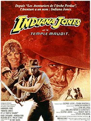 Indiana Jones ja Tuomion temppelin ranskalainen juliste