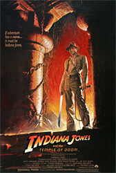 Indiana Jones ja Tuomion temppelin USA:n juliste