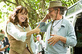 Karen Allen ja Steven Spielberg kuvauspaikalla