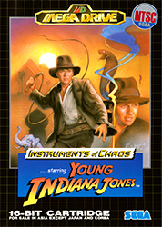 Instruments of Chaos starring Young Indiana Jonesin kansi