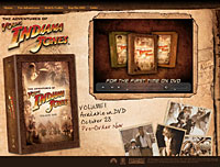 Nuori Indiana Jones -DVD-boksien uudet nettisivut